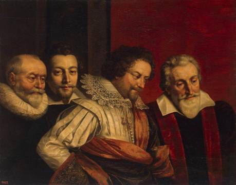 Four Members of the Paris Council 1616  by Franz Pourbus    1569-1622       State Hermitage Museum  St. Petersburg Russia